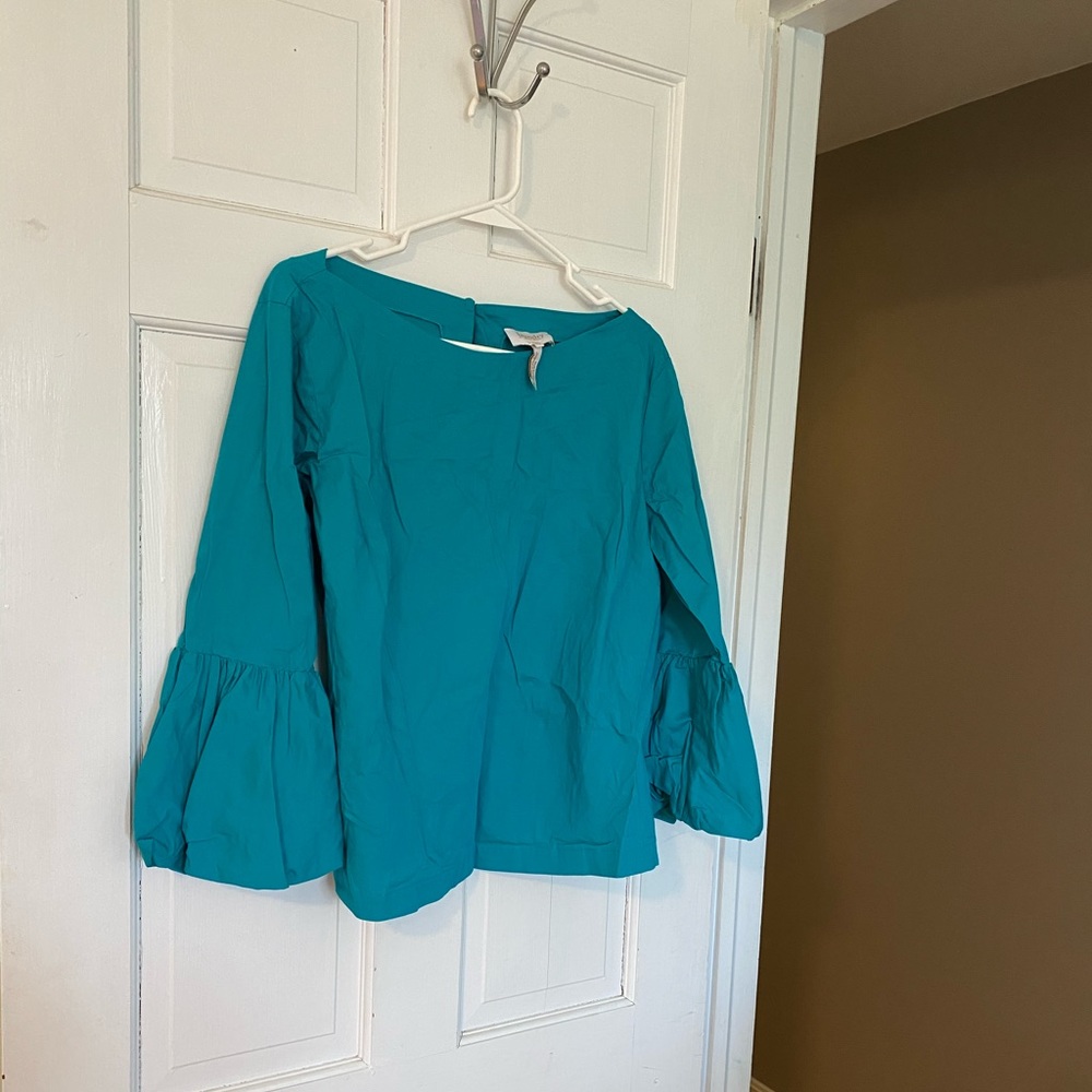 Teal shirt